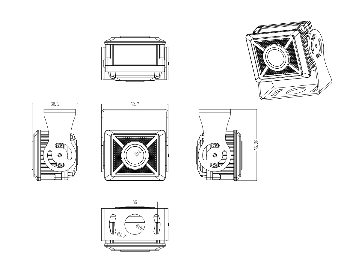 806型车载专用红外摄像机